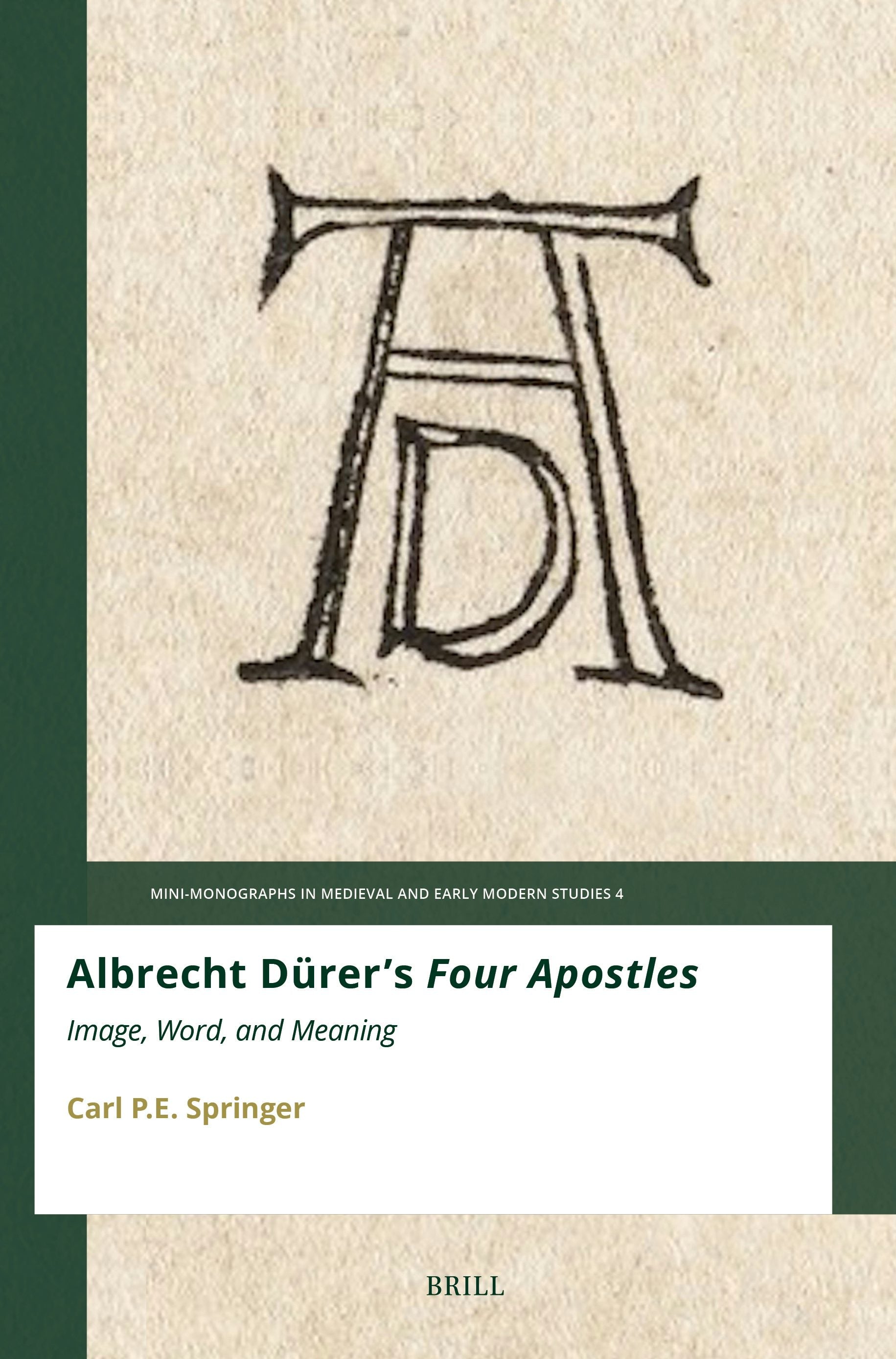 Book cover image for Albrecht Dürer's Four Apostles ISBN: 9789004745568
